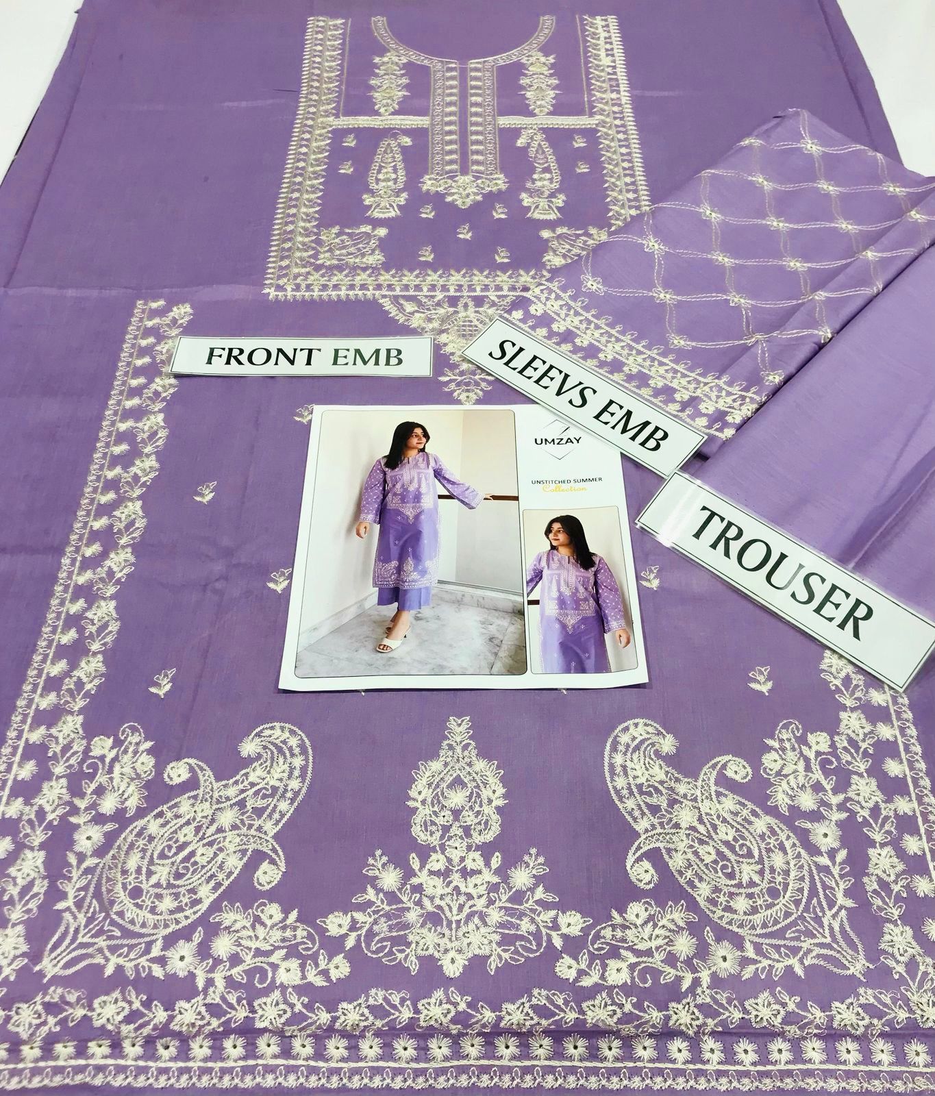 BRAND NAME UMZAY NEW ARRIVAL'S SUMMER LAWN COLLECTION 2025