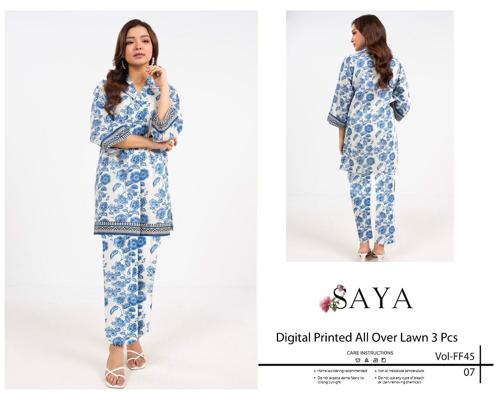 AIRJET LAWN DIGITAL PRINT ALLOVER VOLUME 3Pc