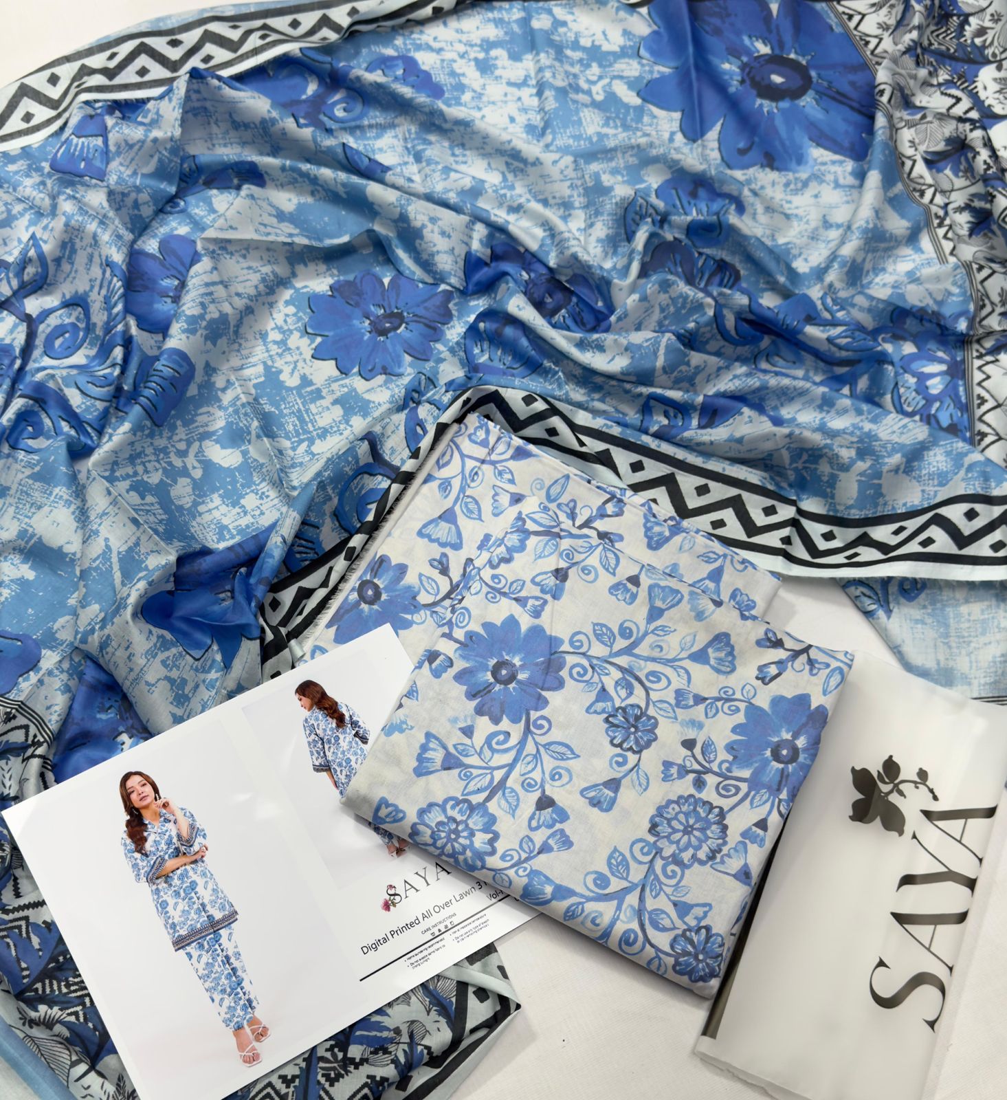 AIRJET LAWN DIGITAL PRINT ALLOVER VOLUME 3Pc