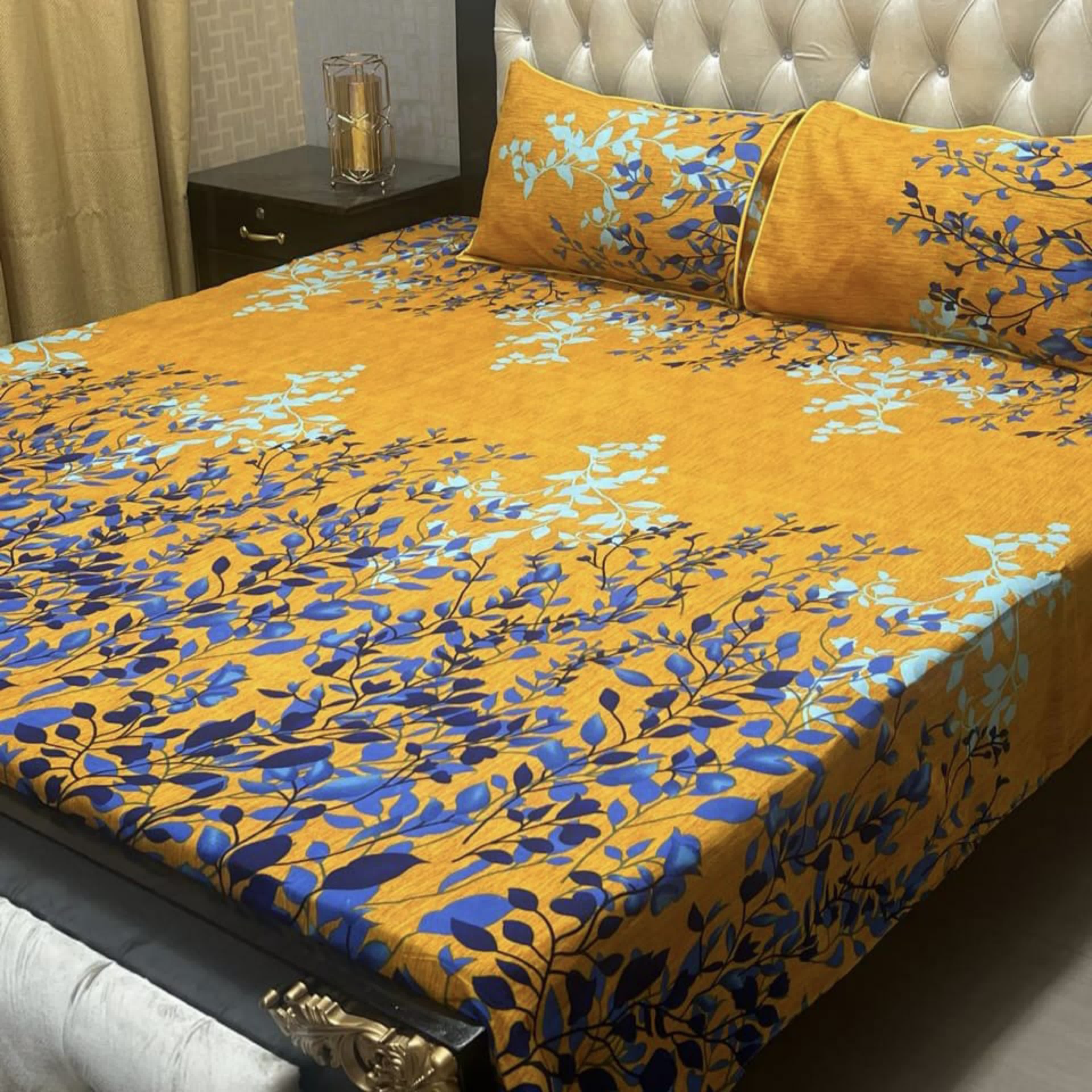 3D-Crystal cotton Bedsheets
