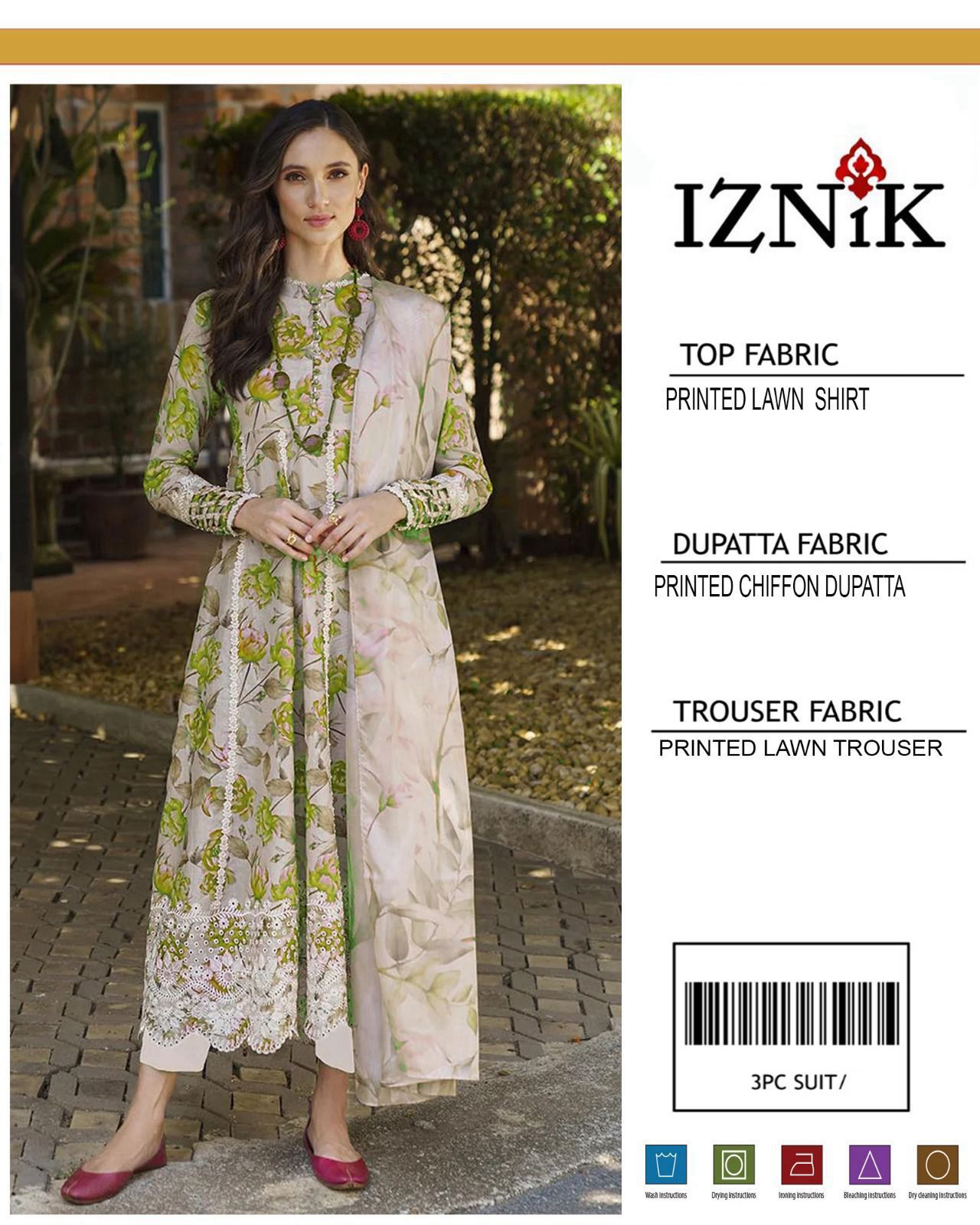 Maria.B Lznik Sapphire Premium Lawn Suit 3PC