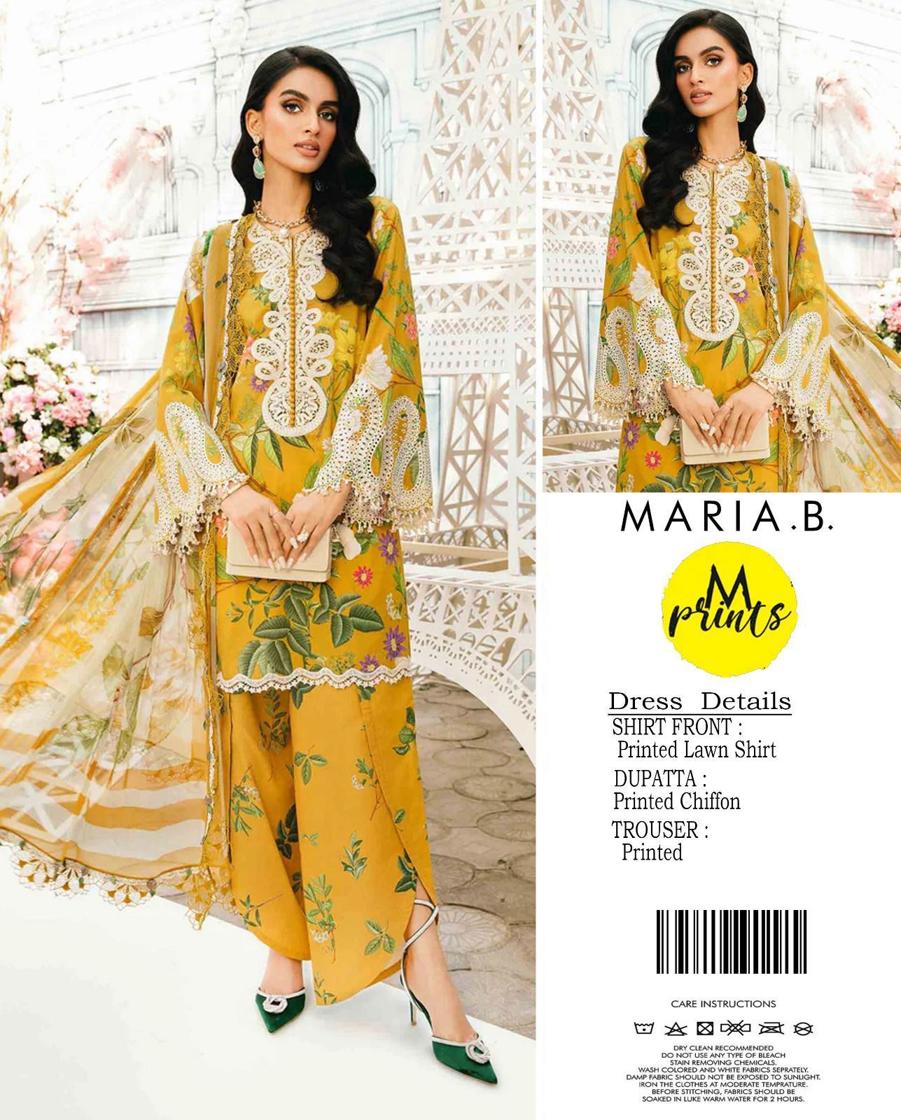 Maria.B Lznik Sapphire Premium Lawn Suit 3PC