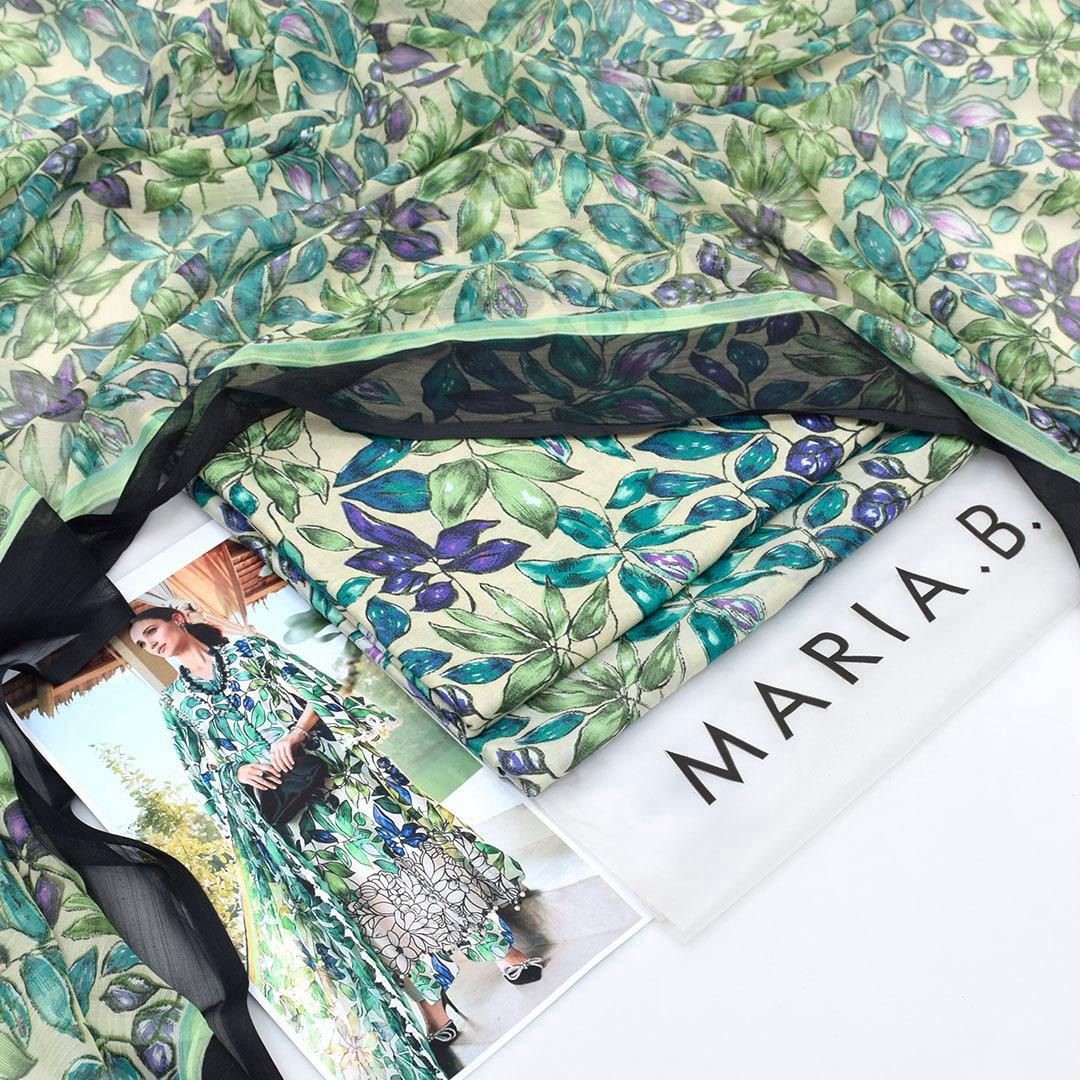 Maria.B Lznik Sapphire Premium Lawn Suit 3PC