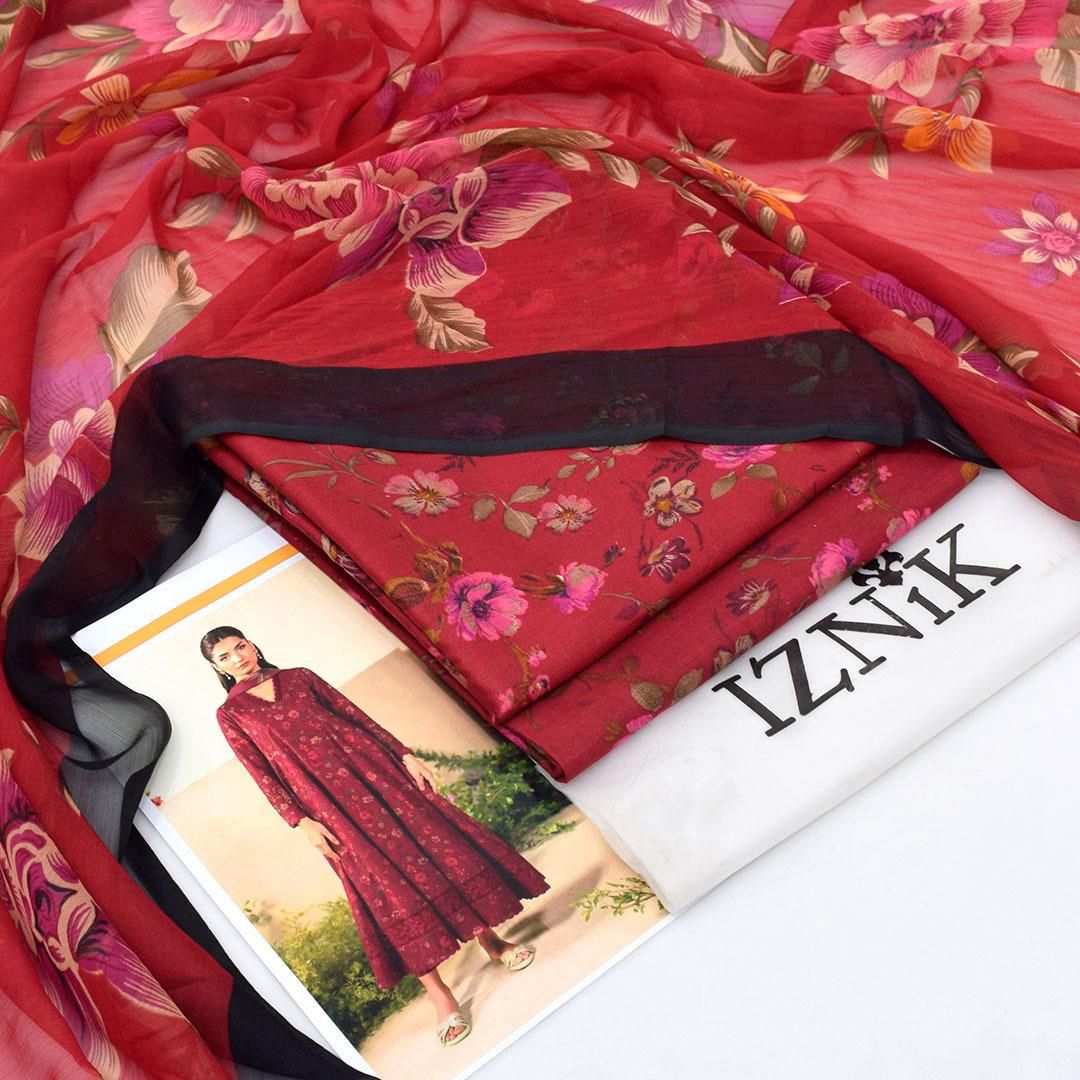 Maria.B Lznik Sapphire Premium Lawn Suit 3PC