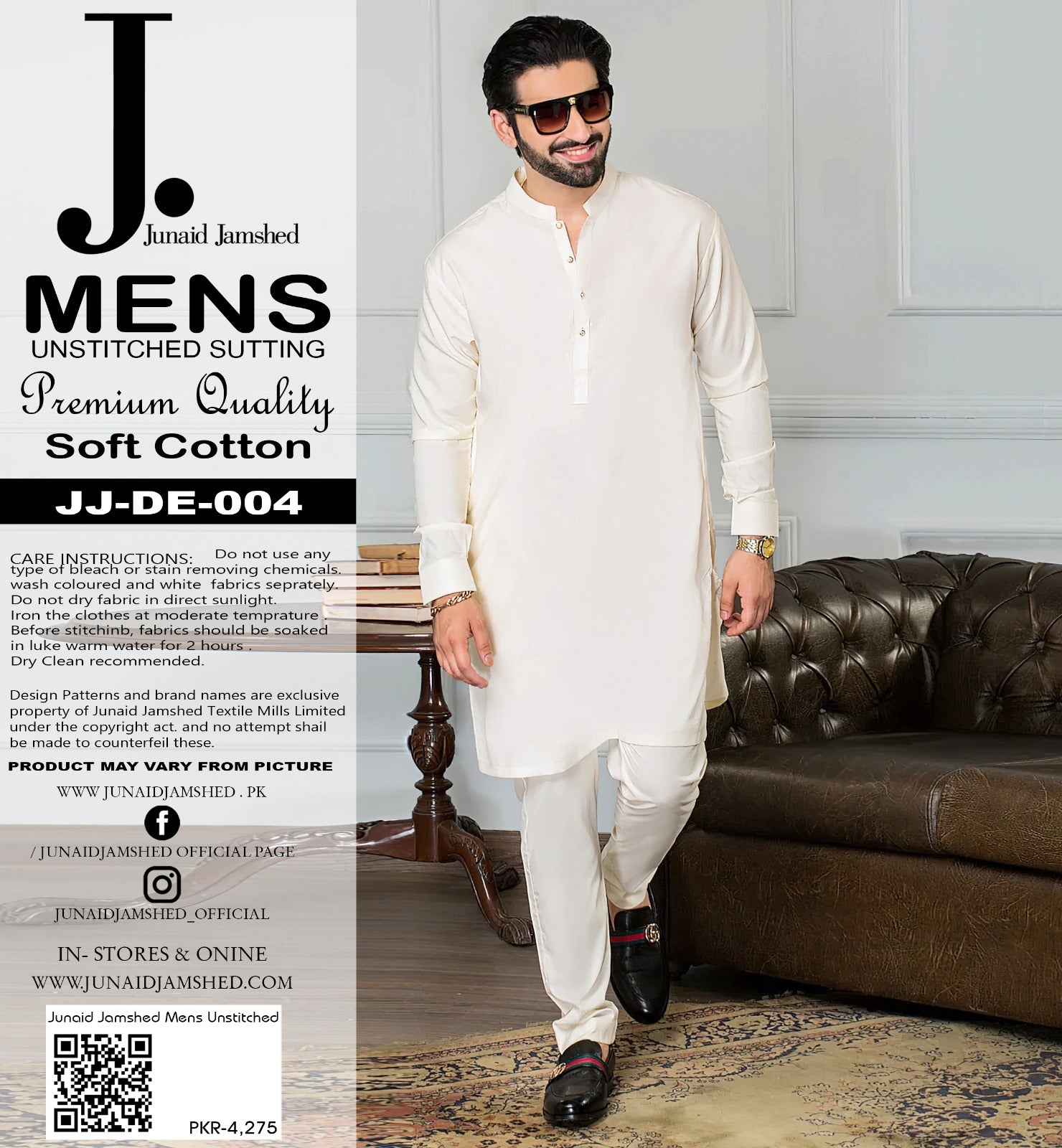 J. Junaid Jamshed  Soft Cotton