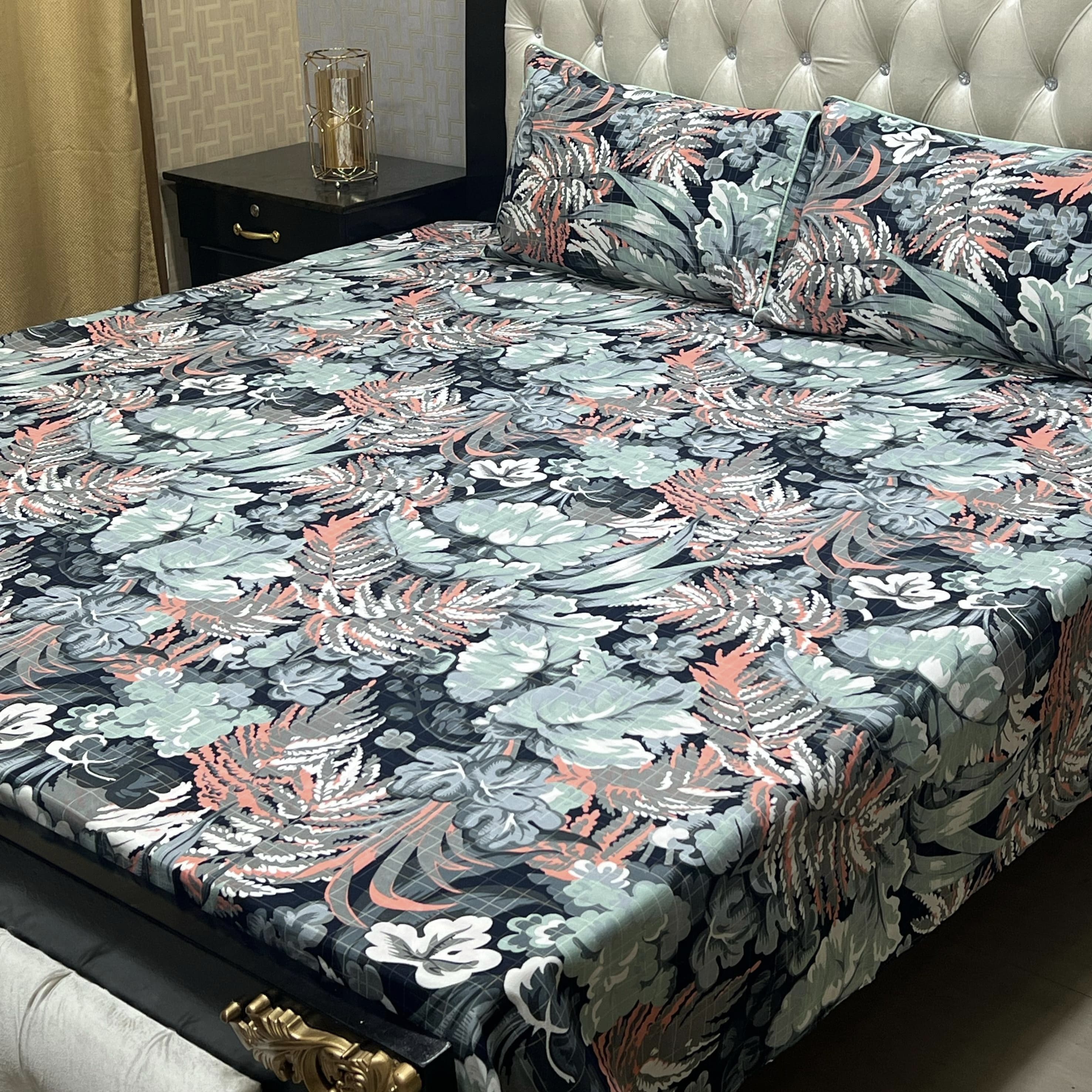 3D-Crystal cotton Bedsheets