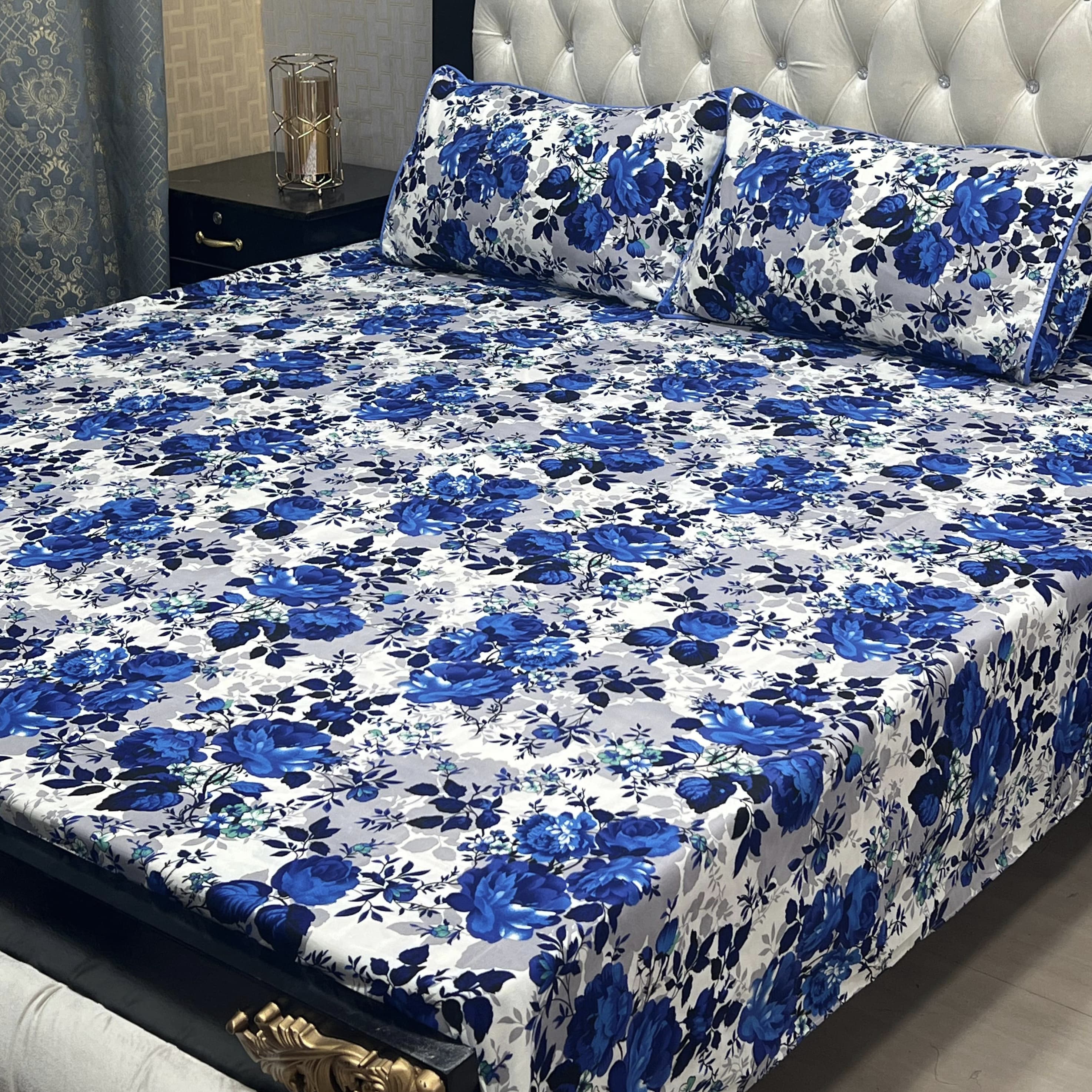 3D-Crystal cotton Bedsheets