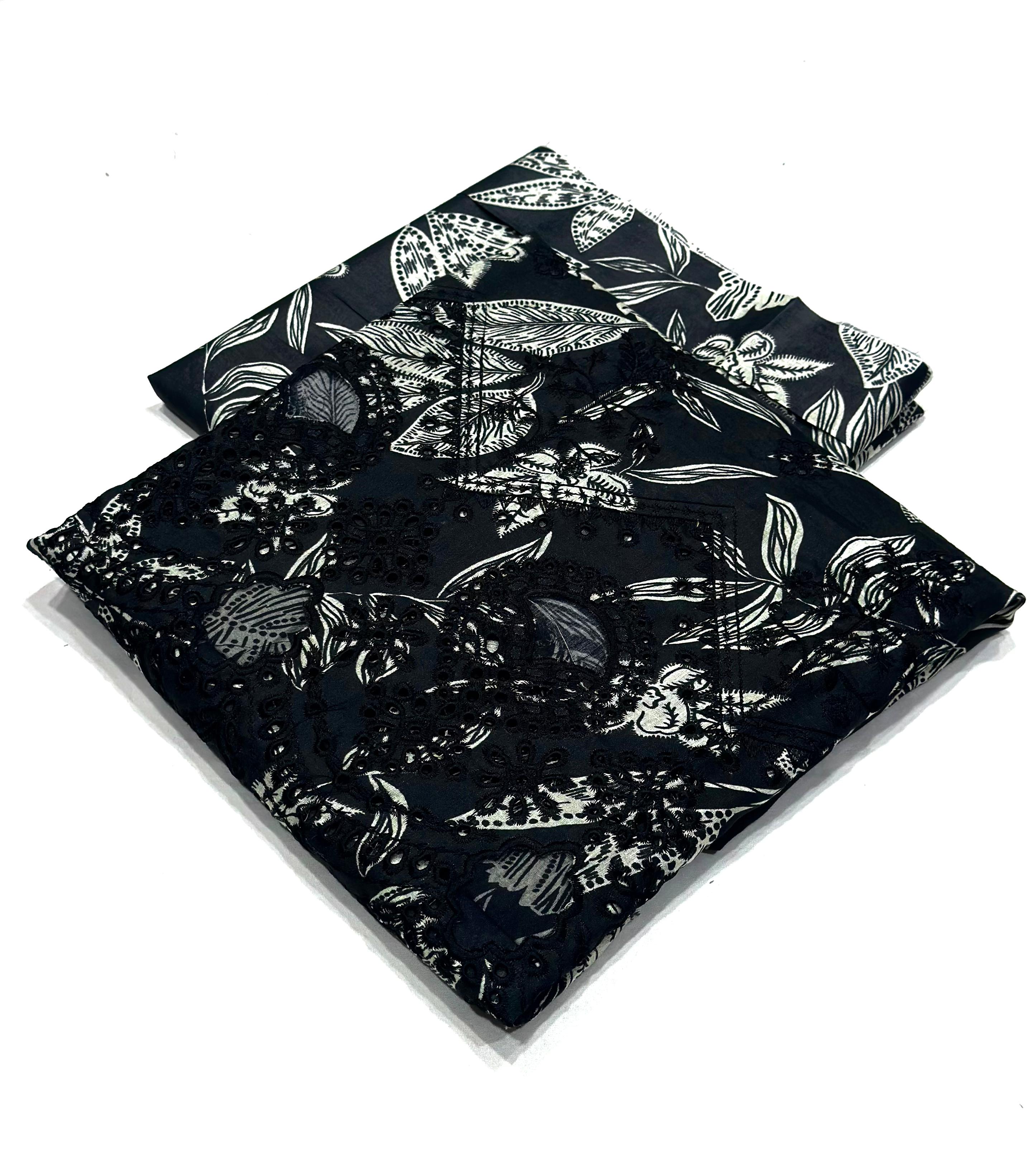 PRINTED EMBROIDERY FANCY 2PC BORING DAMAN COLLECTION