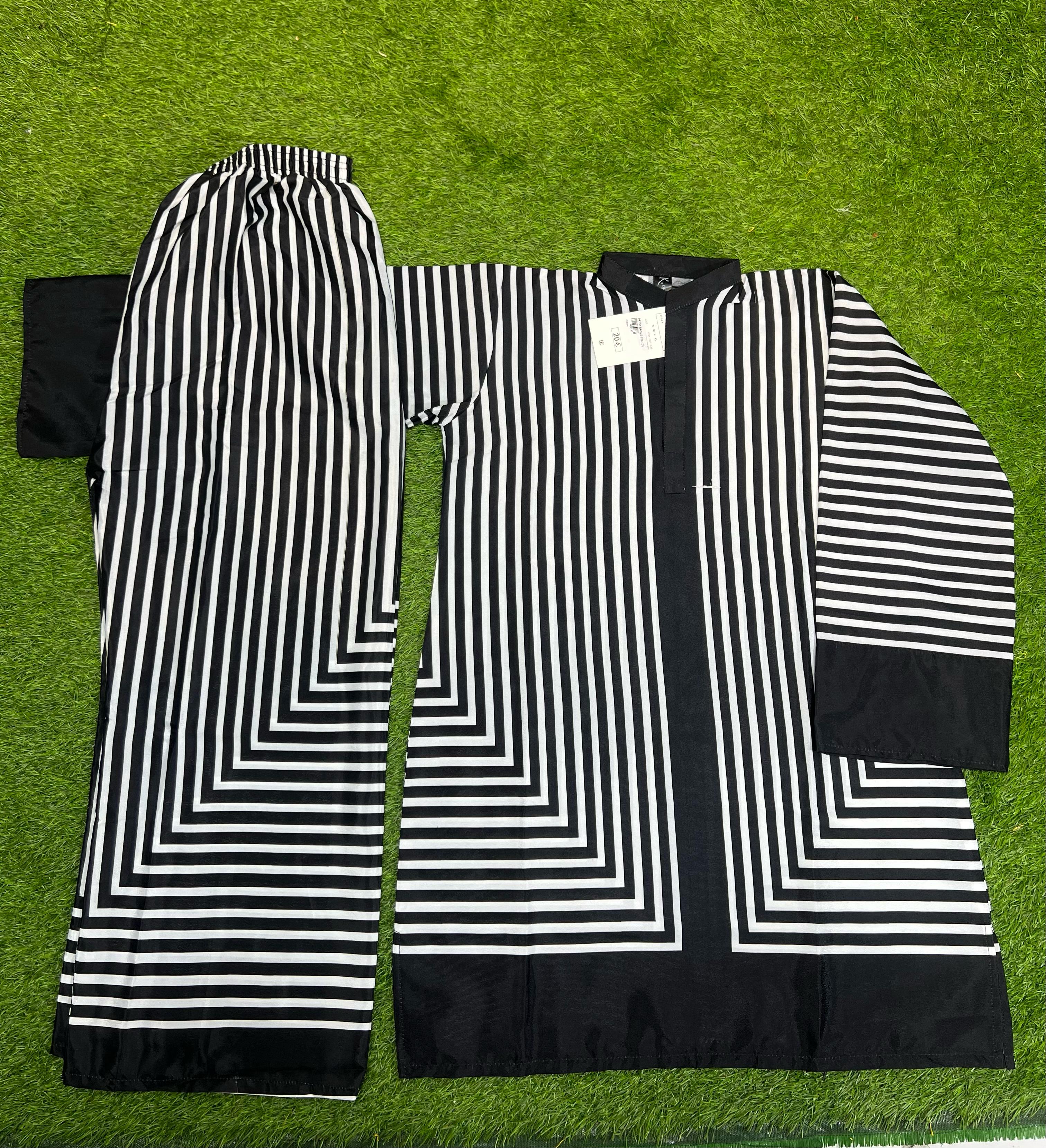 STITCHED 2 PIECE PRINTED SHIRT AND PRINTED TROUSER