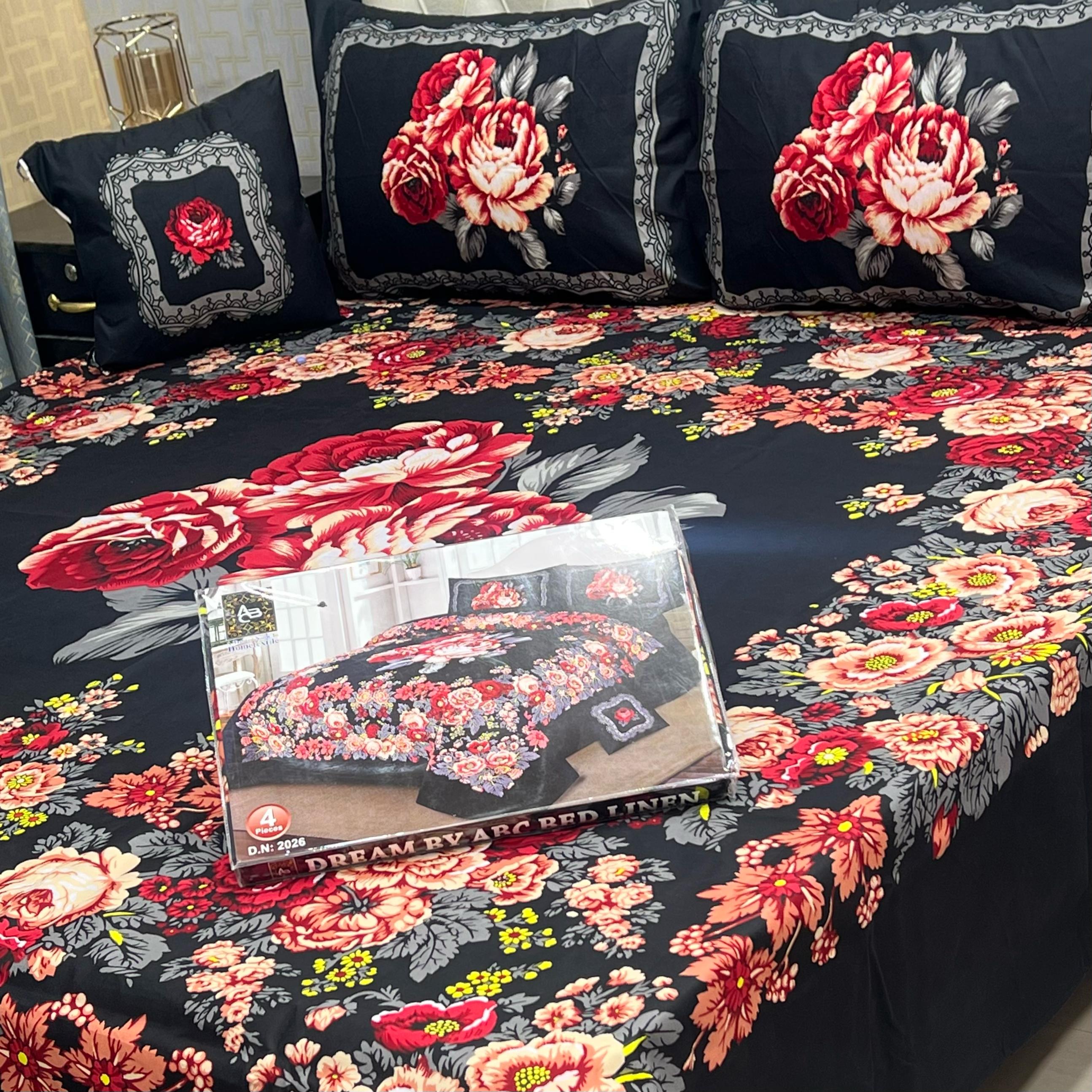 3 D PANAL BEDSHEET CRYSTAL COTTON