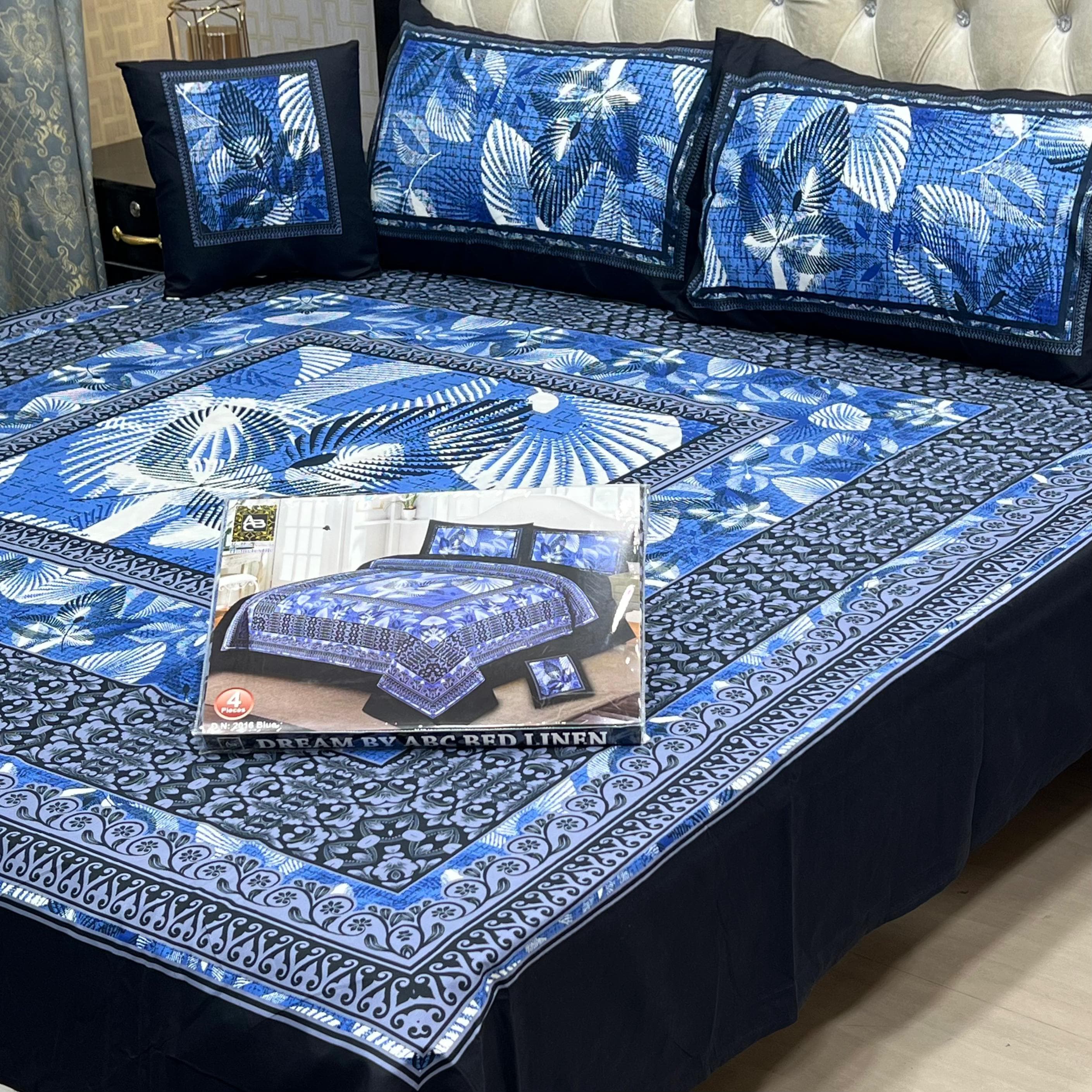 3 D PANAL BEDSHEET CRYSTAL COTTON