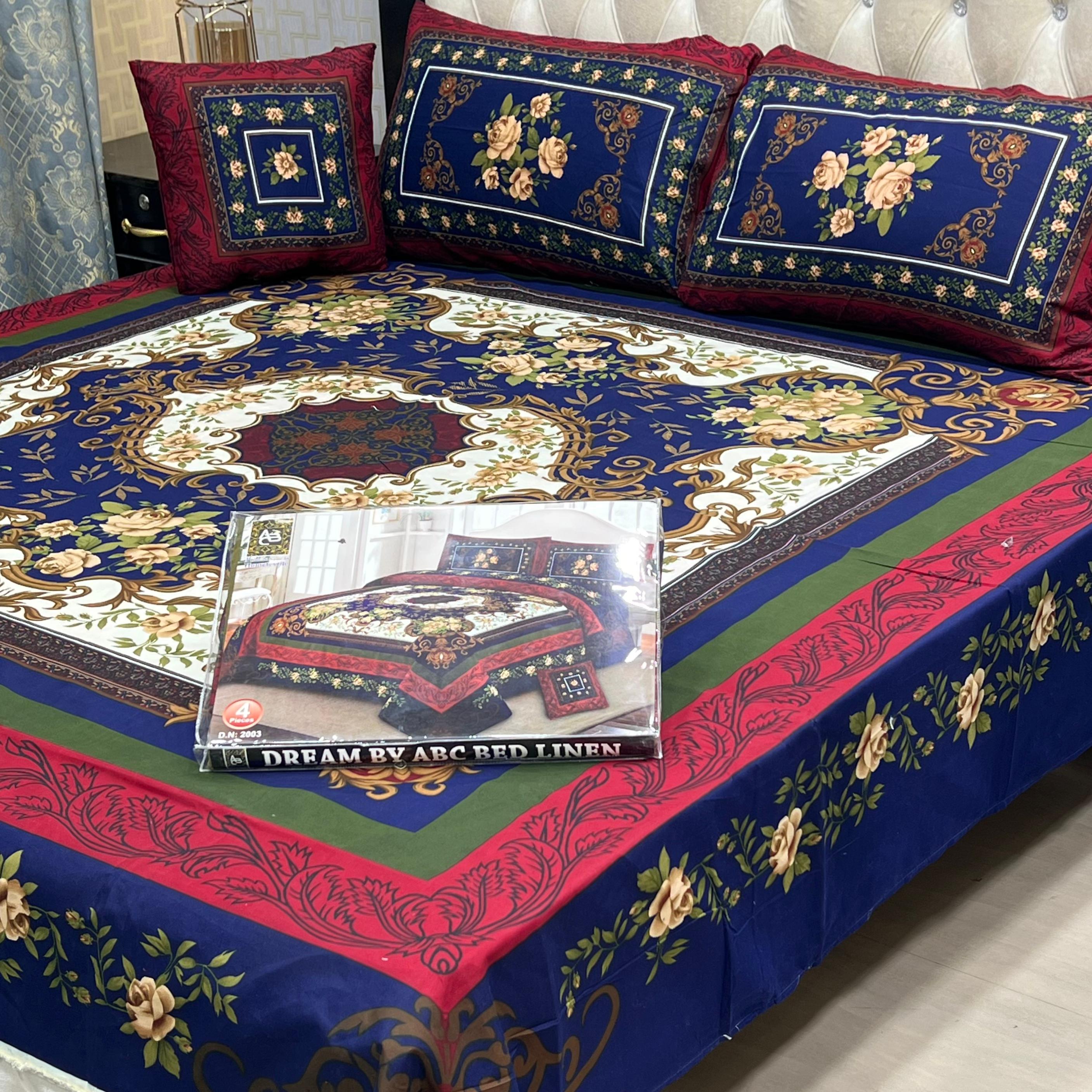 3 D PANAL BEDSHEET CRYSTAL COTTON