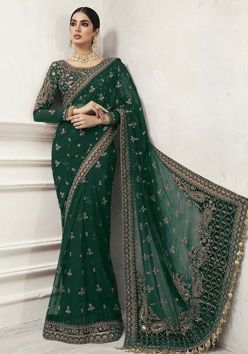 Brand :Maria B saree wedding collection