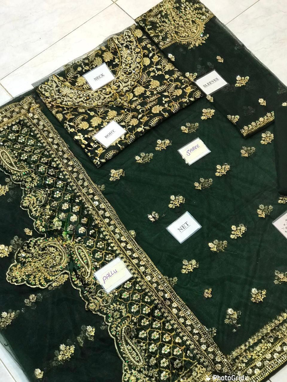Brand :Maria B saree wedding collection