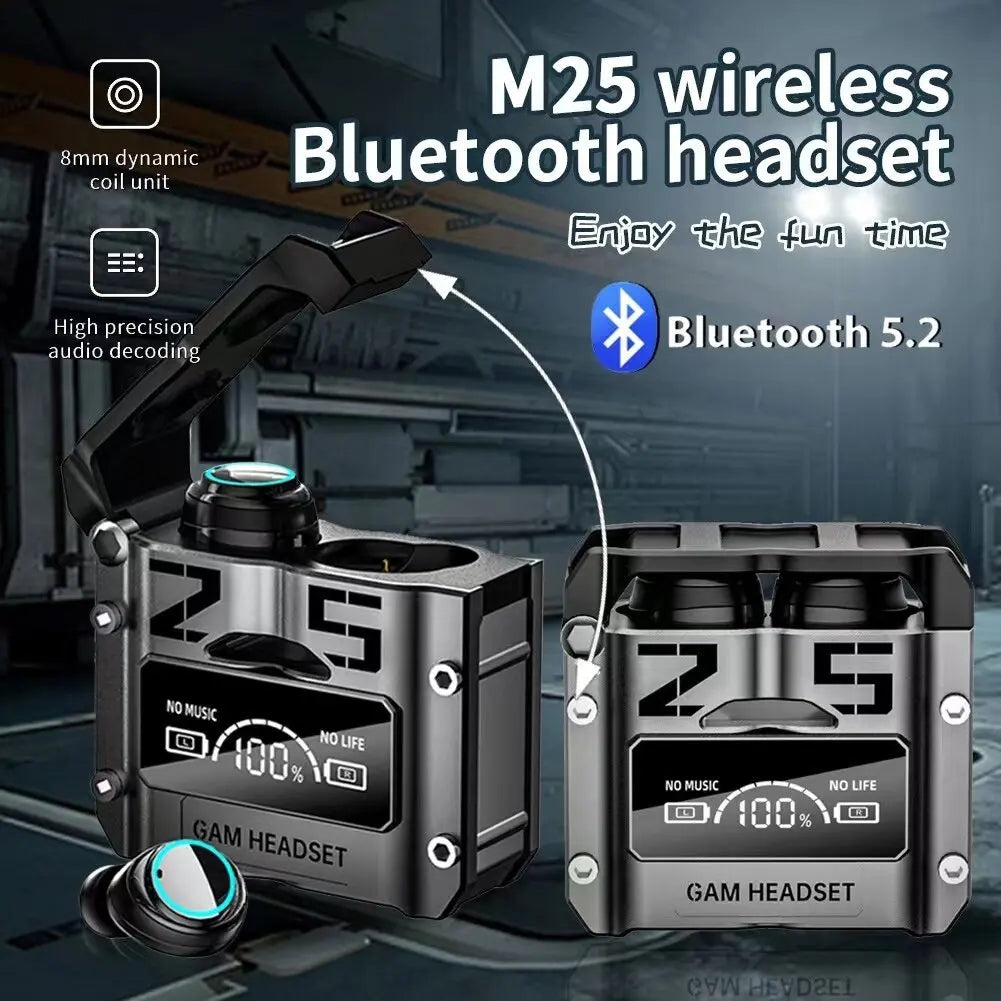 M25 WIRELESS EARBUDS – CRYSTAL CLEAR SOUND, POWERFUL BASS
