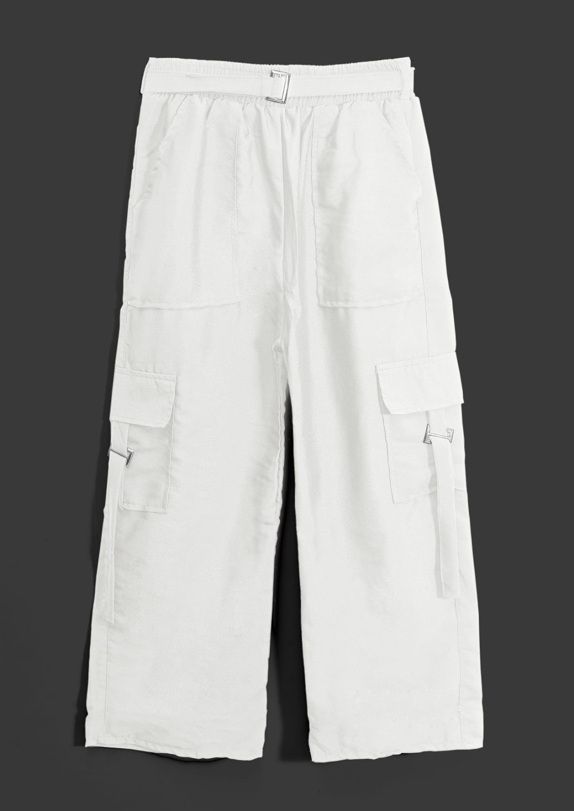 CARGO TROUSER WITH POCKETS WITH BELT
